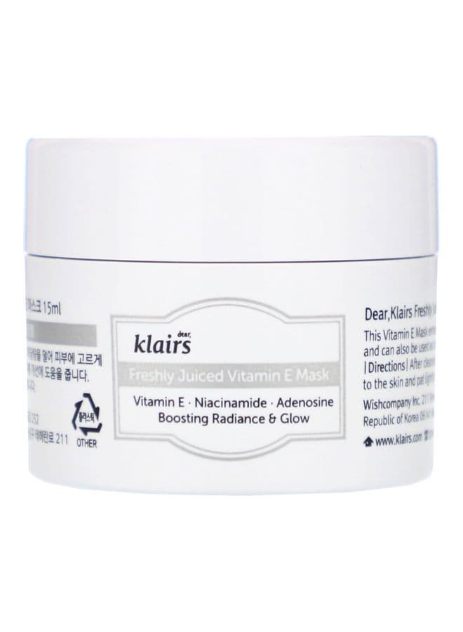 Freshly Juiced Vitamin E Mask 15ml