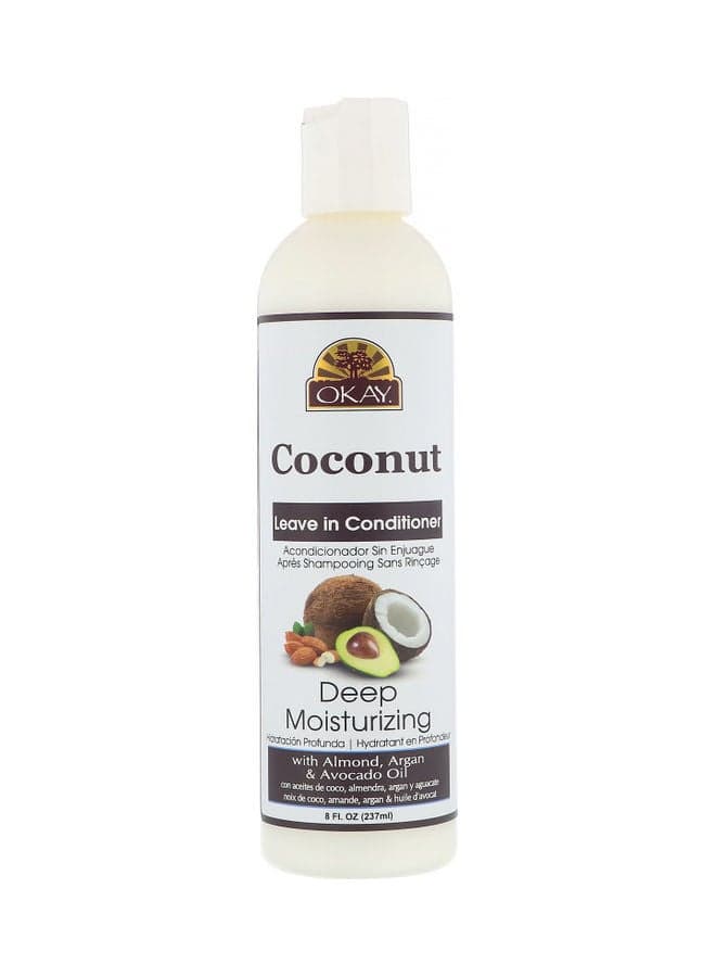 Okay Pure Naturals Deep Moisturizing Leave in Conditioner Coconut 8 fl oz (237 ml) 237ml