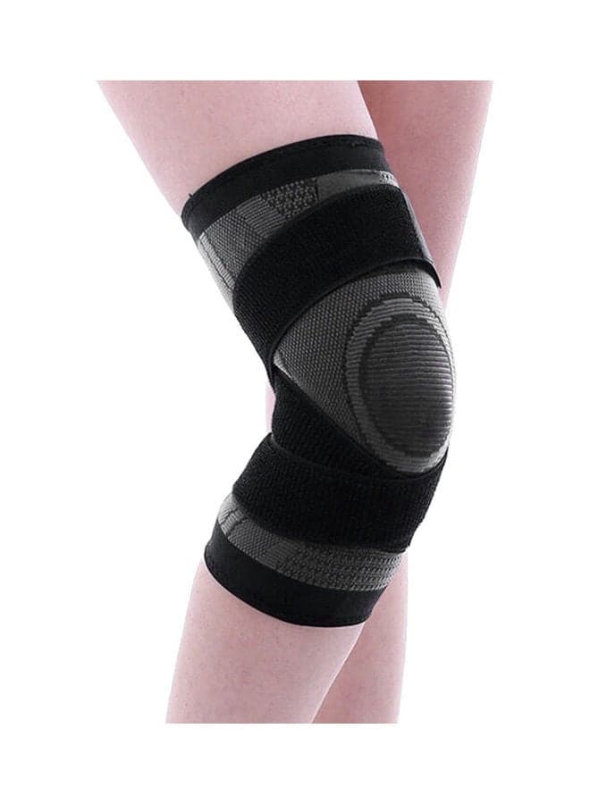 Pair Of Knee Braces Knitted Support Compression Sleeve 20x5x12cm