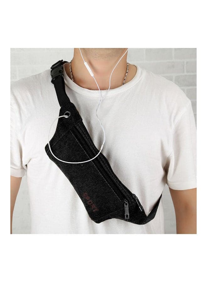 Sports Waist Pack Shoulder Bag 18x3x10cm
