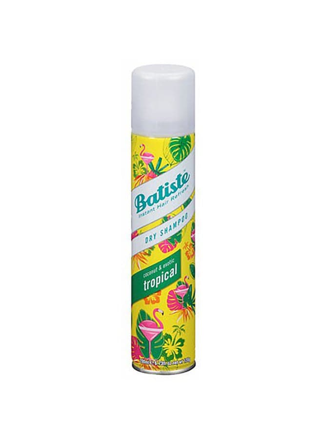 Coconut And Exotic Tropical Dry Hair Shampoo Yellow/White/Green 200ml
