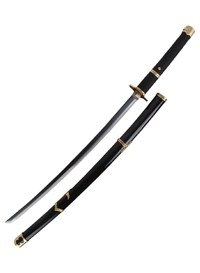 Black One Piece Rononoa Zoro Wooden Sword 104cm