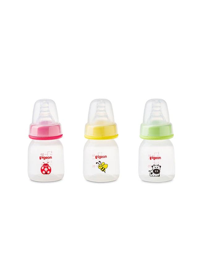 Decorated Feeding Bottles 50ml - Assorted