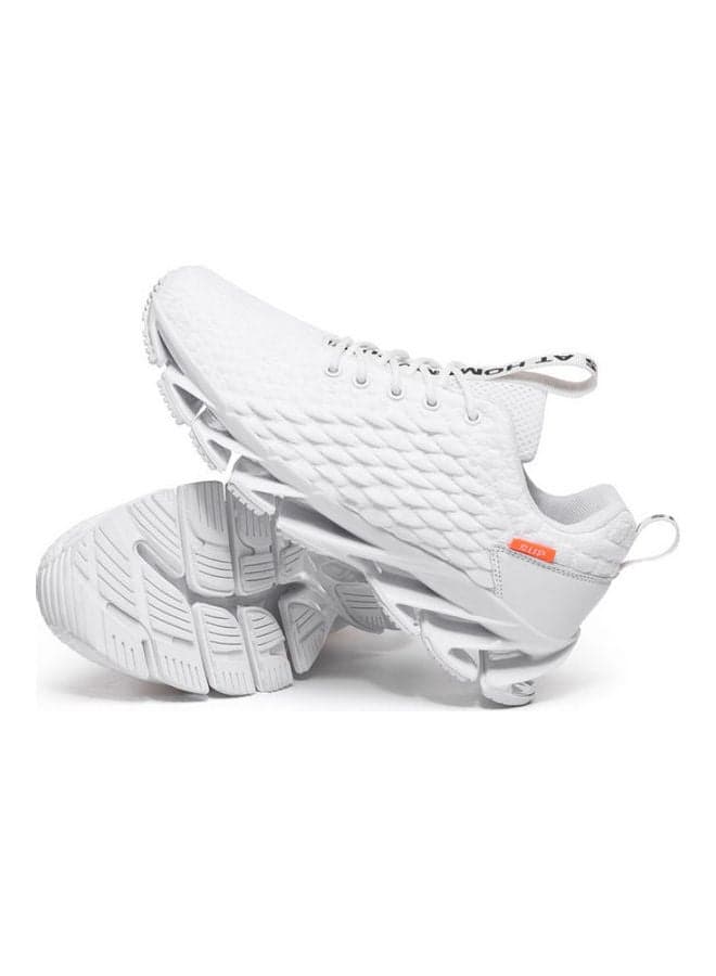 Men's Casual Lace-Up Training Sport Shoes White
