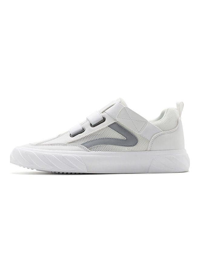 Casual Round Toe Lace-Up Training Shoes White
