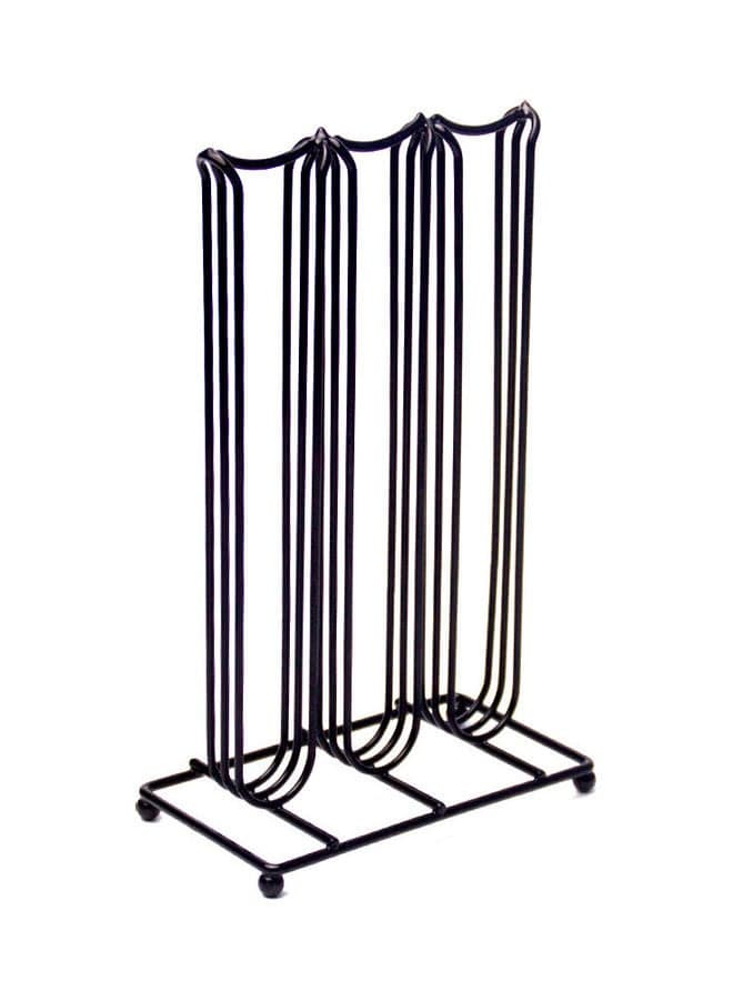 Metal Capsule Holder Black 27x16x9.3cm