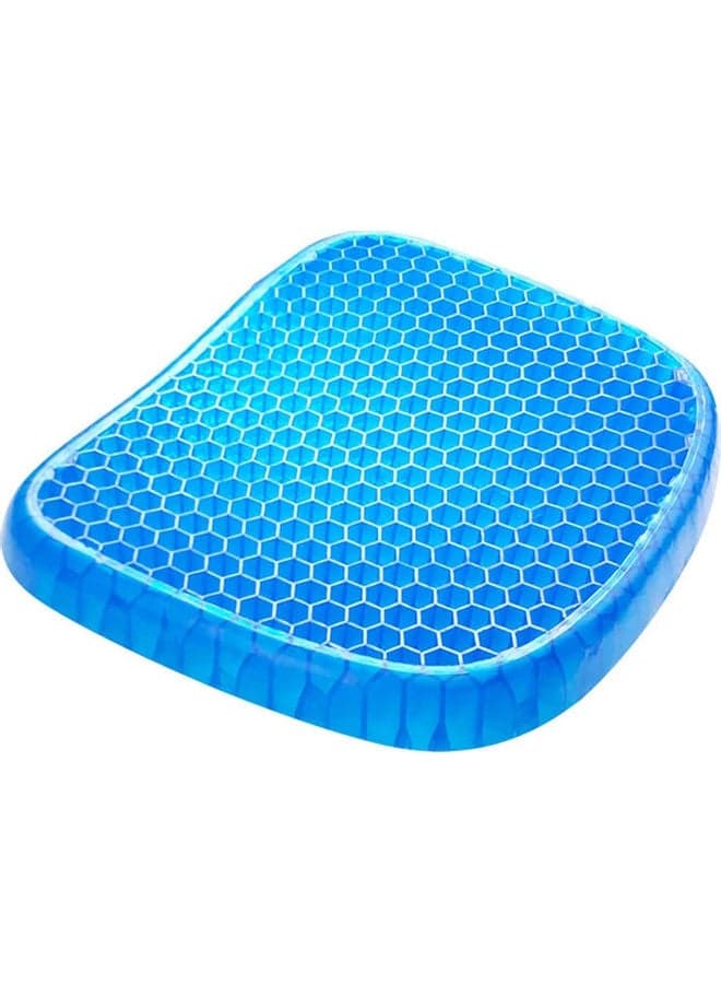 Summer Ice Gel Cushion Seat Plastic Blue 39 x 31 x 4cm