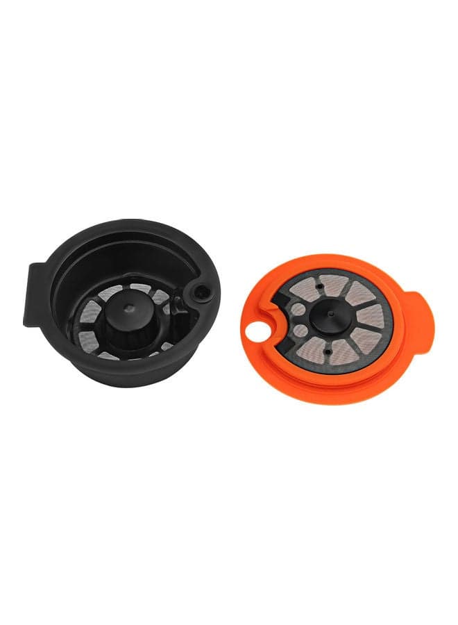 Coffee Capsule Filter Refill Black/Orange 8 x 4 x 7cm