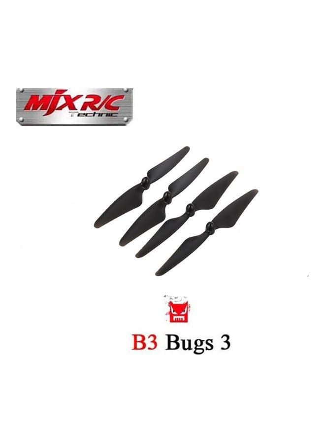4-Piece Propellers Blades For MJX B3 Rc Quadcopter Drone 20x20x20cm