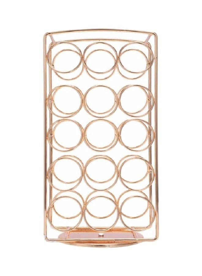 Coffee Capsule Holder Rose Gold 30x15cm