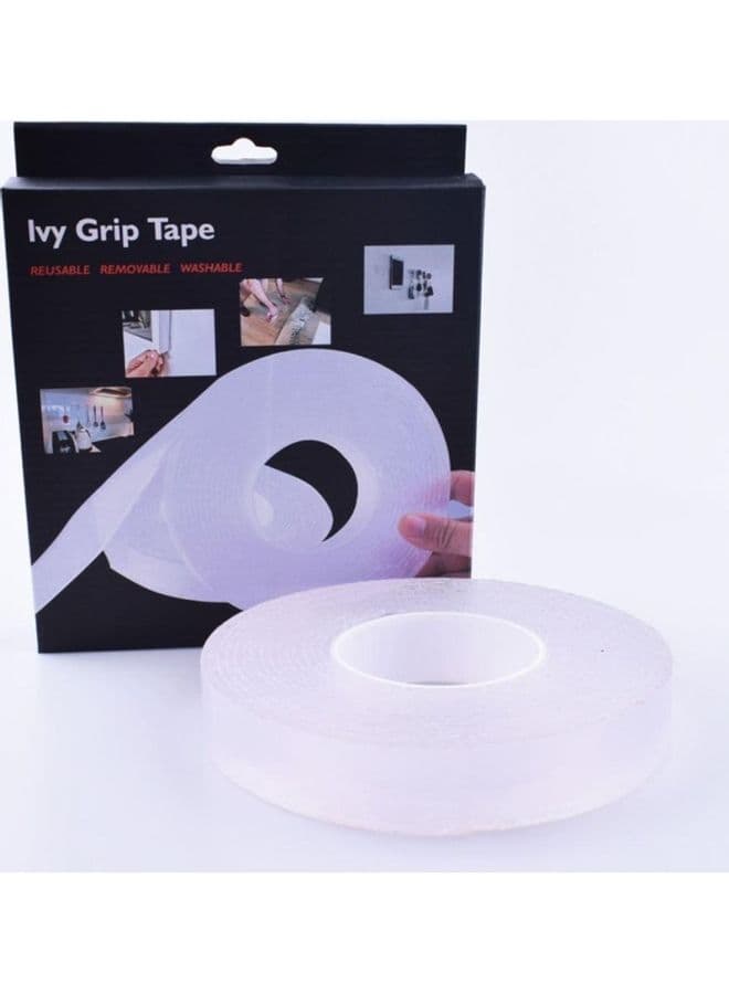 Double-Sided Silicone Mounting Tape Roll White