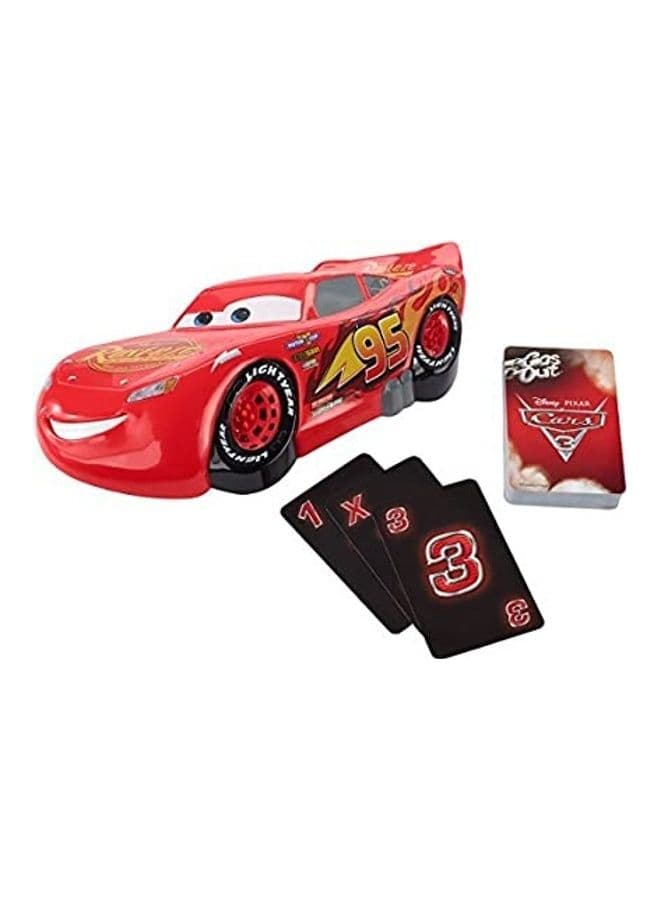 Gas Out Pixar Cars Lightning Mc Queen Card Game