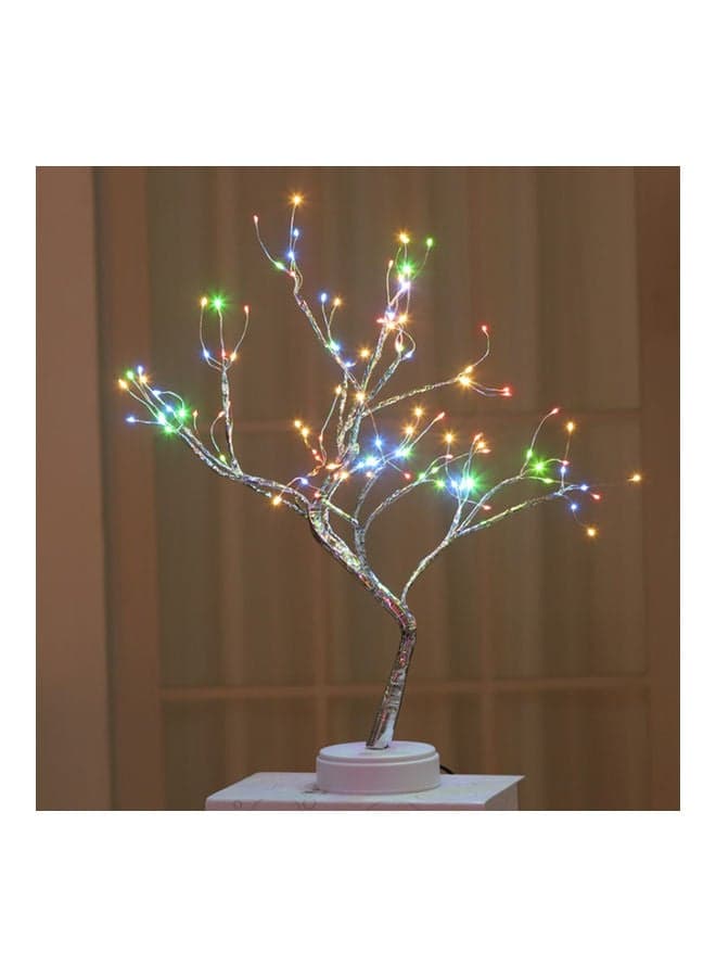 lights led copper wire lights tree lights color 108 lights-Fire Tree Silver Flower white 33*4*17cm