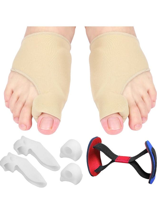 7-Piece Bunion Relief Protector Sleeves Kit 17.5 x 4 x 11cm