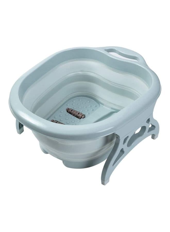 Collapsible Foot Soaking Bath Basin With Massage Roller
