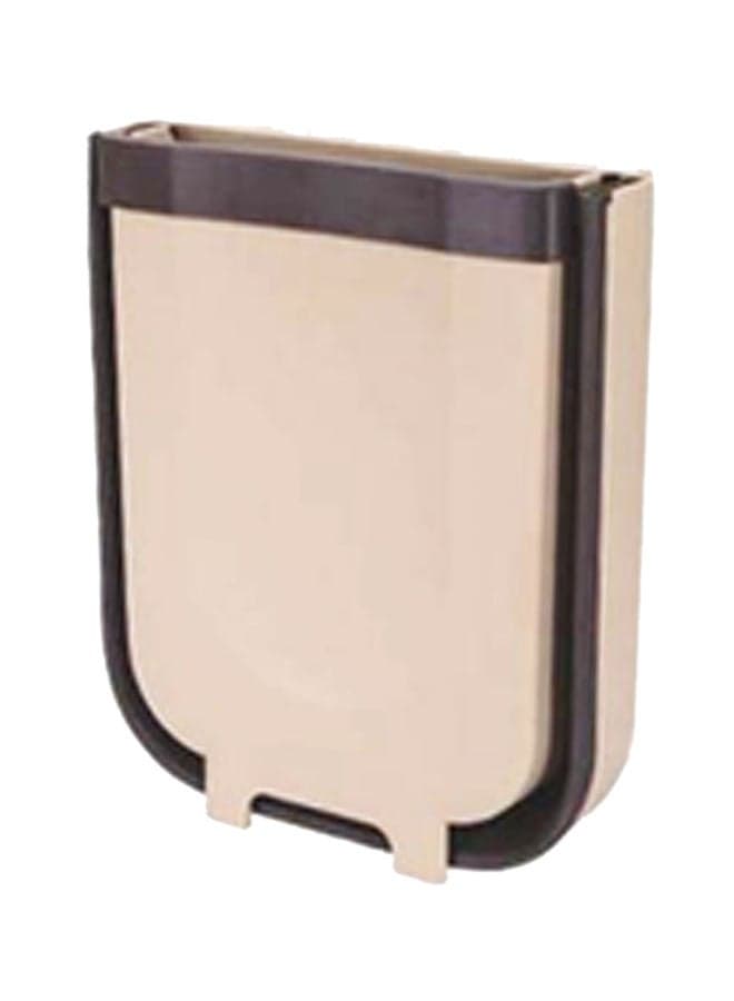 Hanging Kitchen Trash Can Beige/Black 25.3x17.5x28.6cm