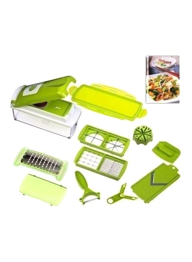 Super Slicer Plus Vegetable Fruit Peeler Green