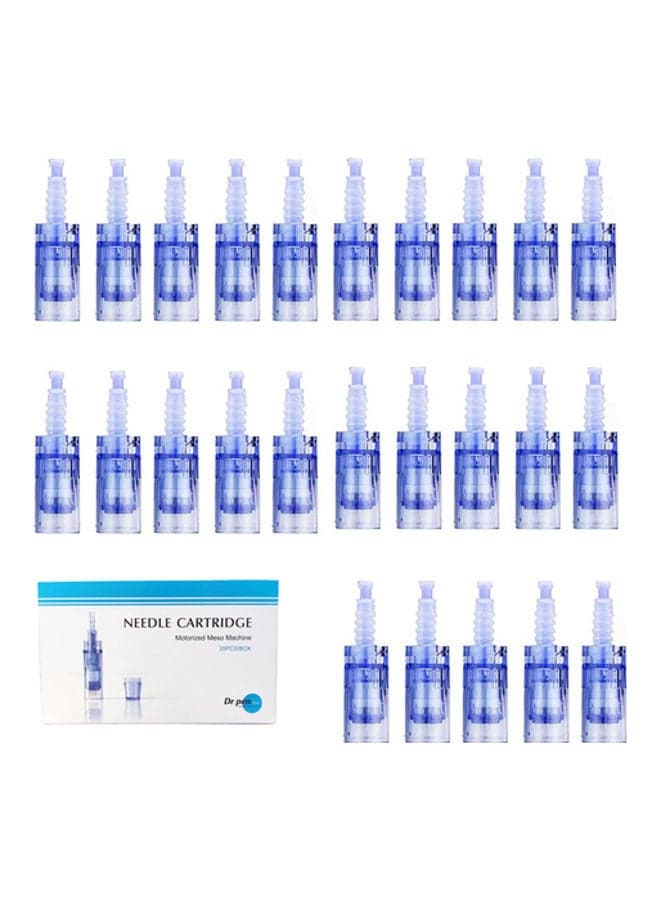 Derma Ultima A6 Replaceable Cartridges 36Pins 25 Pcs Blue 8cm