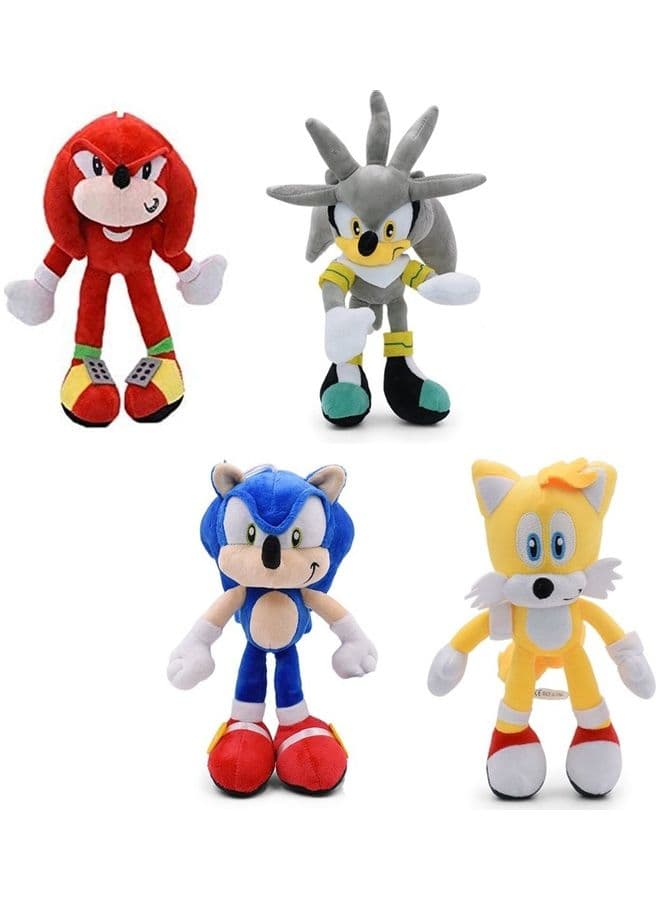 Super Sonic Inspired Soft Toys 4 Pcs WoW Collection 27cm