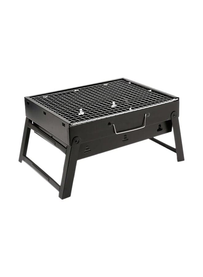 Portable BBQ Charcoal Grill Black 36X10.5X28cm