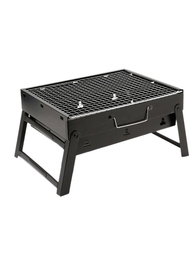 Portable BBQ Charcoal Grill Black 36X10.5X28cm