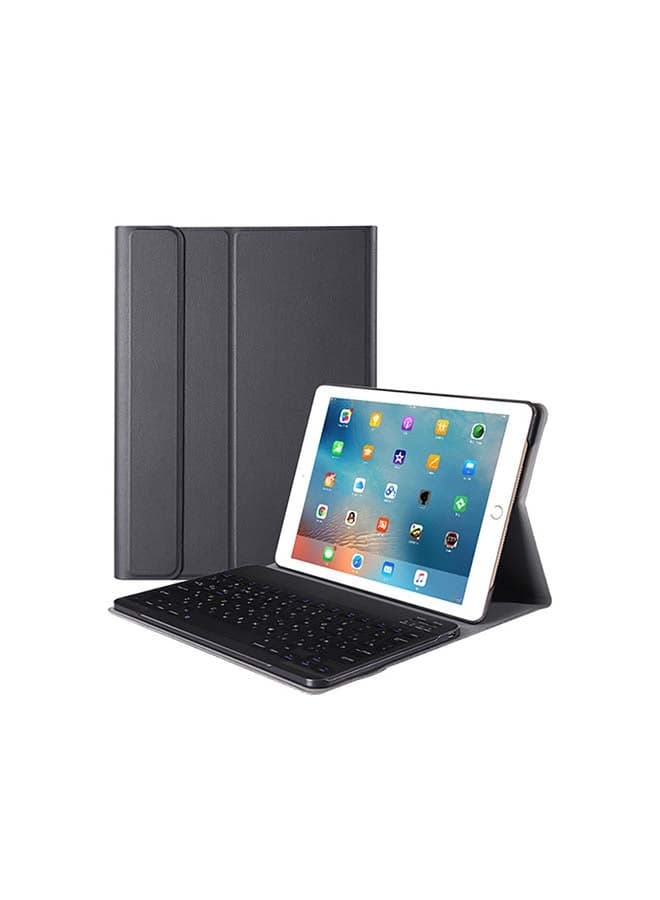 Smart Folio Bluetooth Keyboard For Apple iPad 7/8 Black