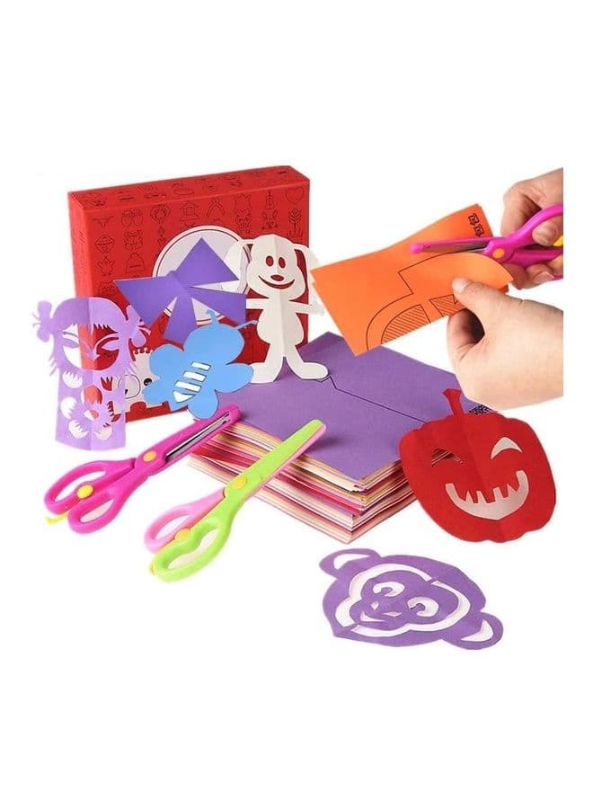 122-Piece Mumoo Bear Fun Cutting Book Set 4x16.2x16.2cm