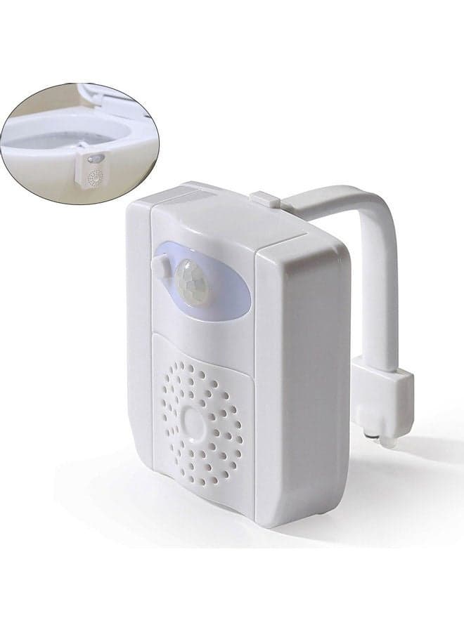 16-LED Toilet Disinfection Lamp White 9.6x5x7cm