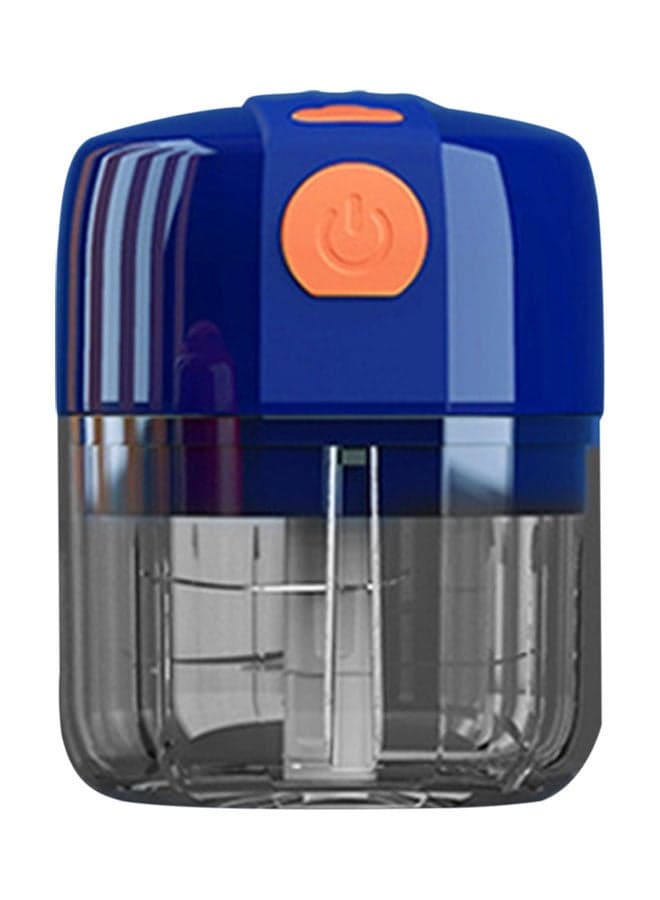 Mini Electric Garlic Chopper Multi-function Food Chopper blue
