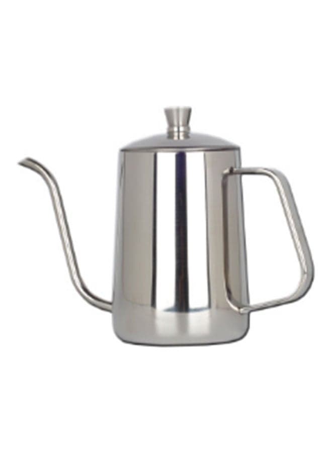 Stainless steel domestic mocha coffee maker silver 600ml