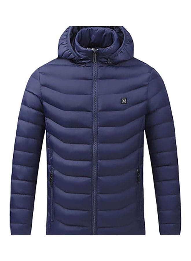 Winter USB Heating Jacket Blue