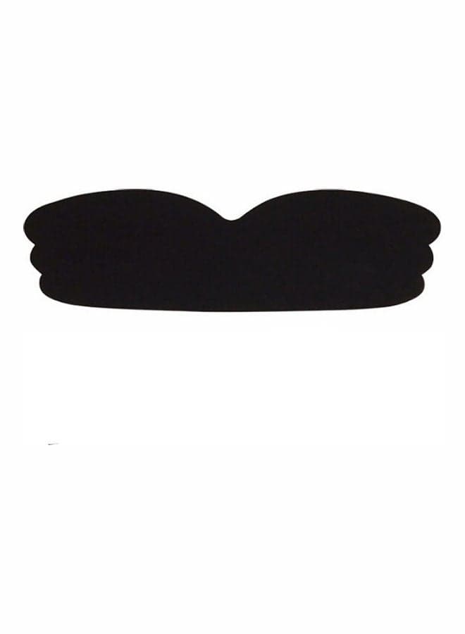 Soft Silicone Push-Up Strapless Backless Self-Adhesive Women Invisible Bra Black