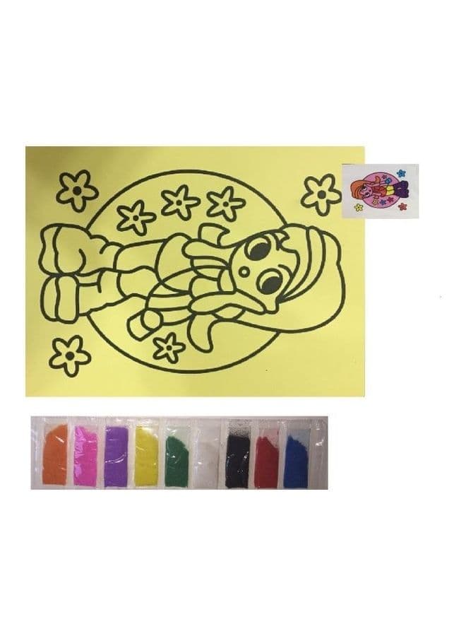 Sand Art Creative Kids Educational Learning Colouring Paper free sizecm