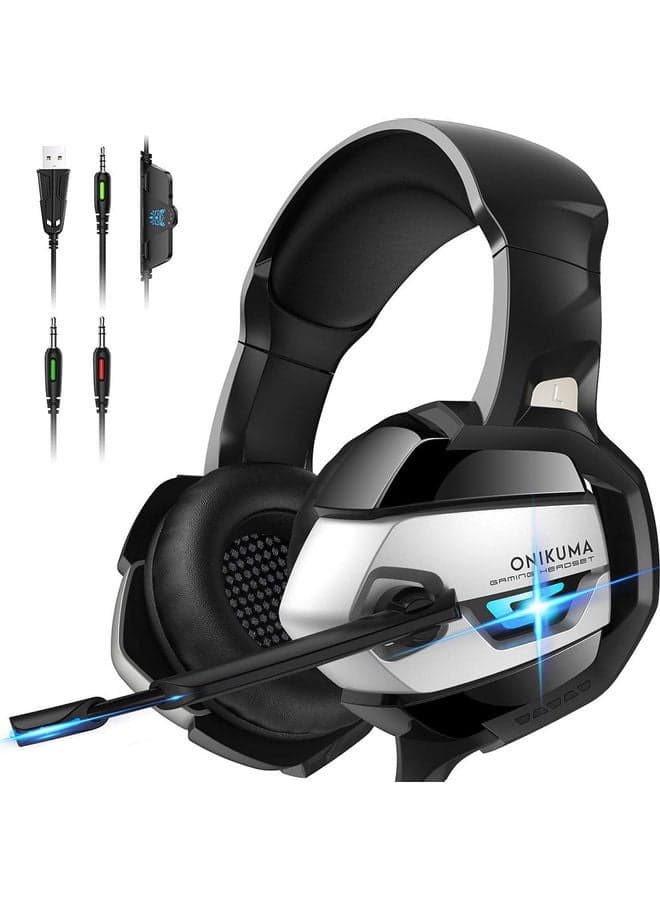 Gaming Headset With Microphone For PS4 /PS5 /XOne /XSeries /Nswitch /PC