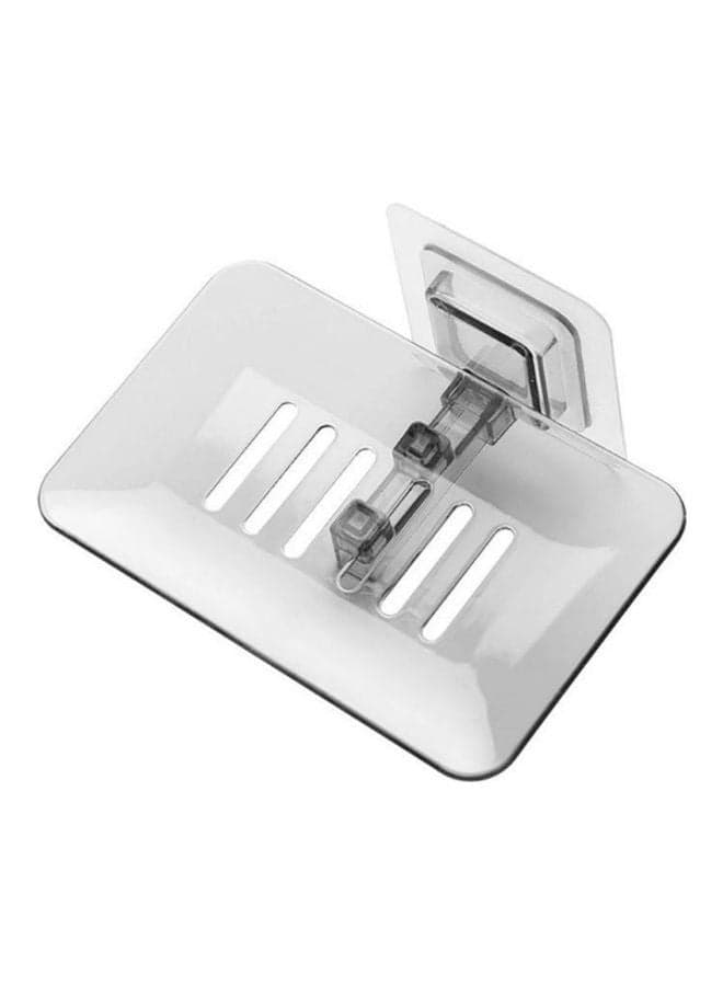 Soap Holder Transparent Black 14cm
