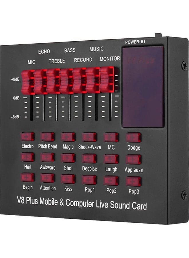 Live Sound Card Black/Red/White