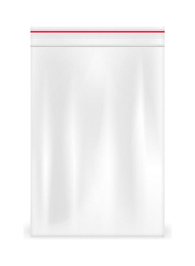 Zipper Bag Plastic - 100 Pieces Transparent 7x5cm