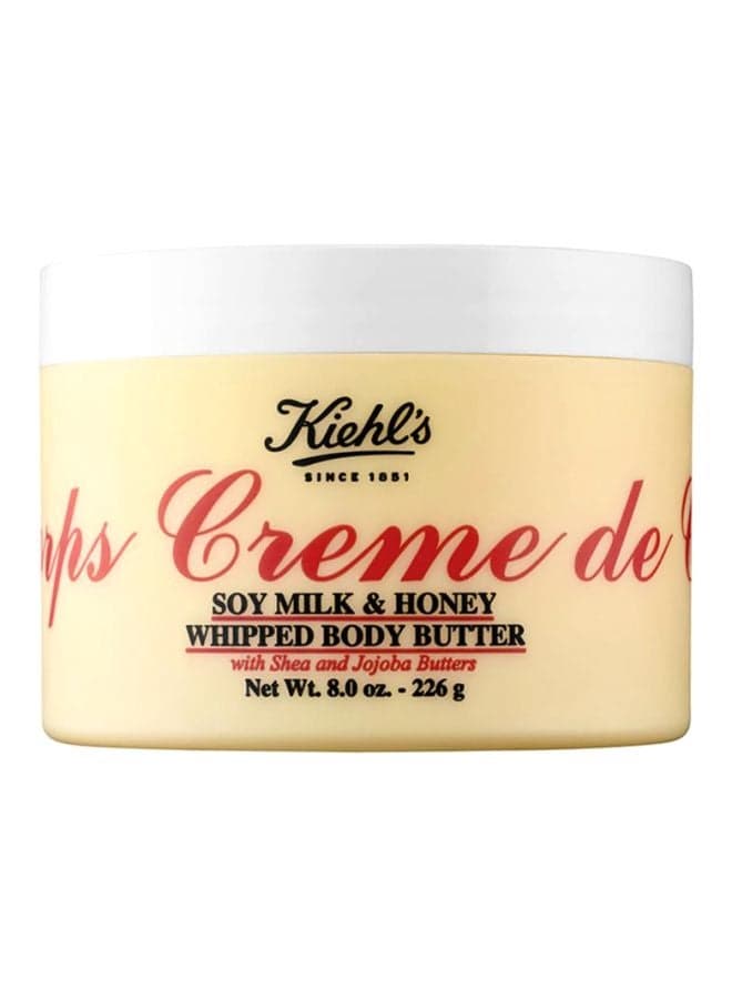 Creme De Corps Soy Milk And Honey Whipped Body Butter 226grams