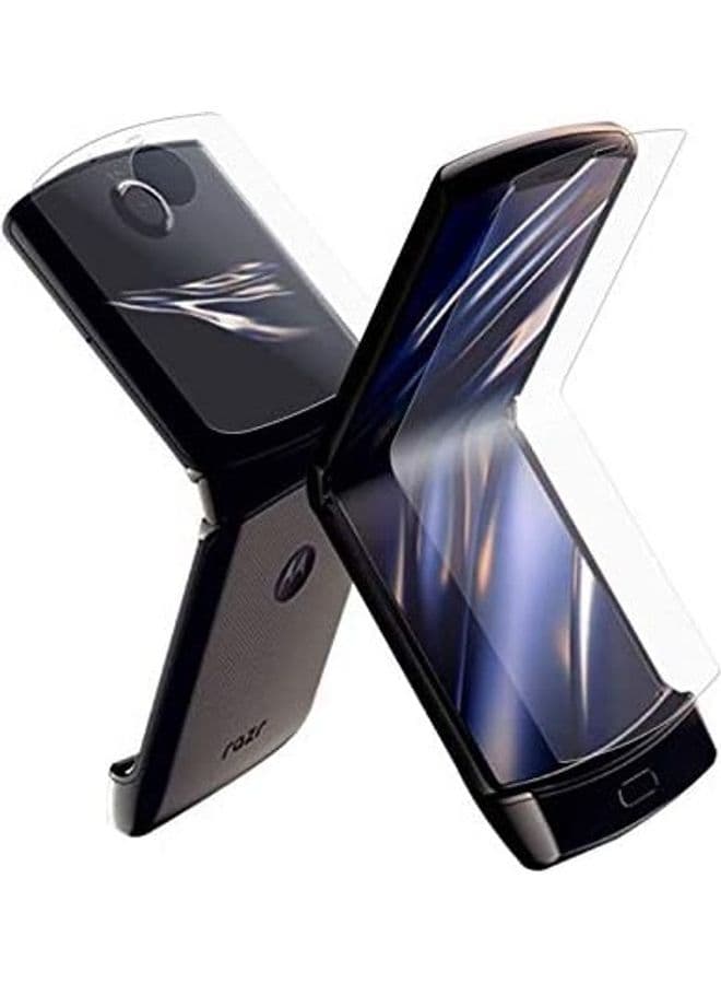 Full Covered Anti-Scratch Screen Protector For Motorola Moto Razr 5G 2020 Clear