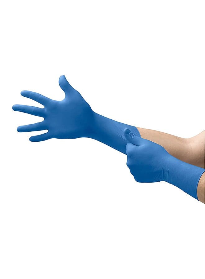 100-Piece Disposable Nitrile Powder Free Gloves