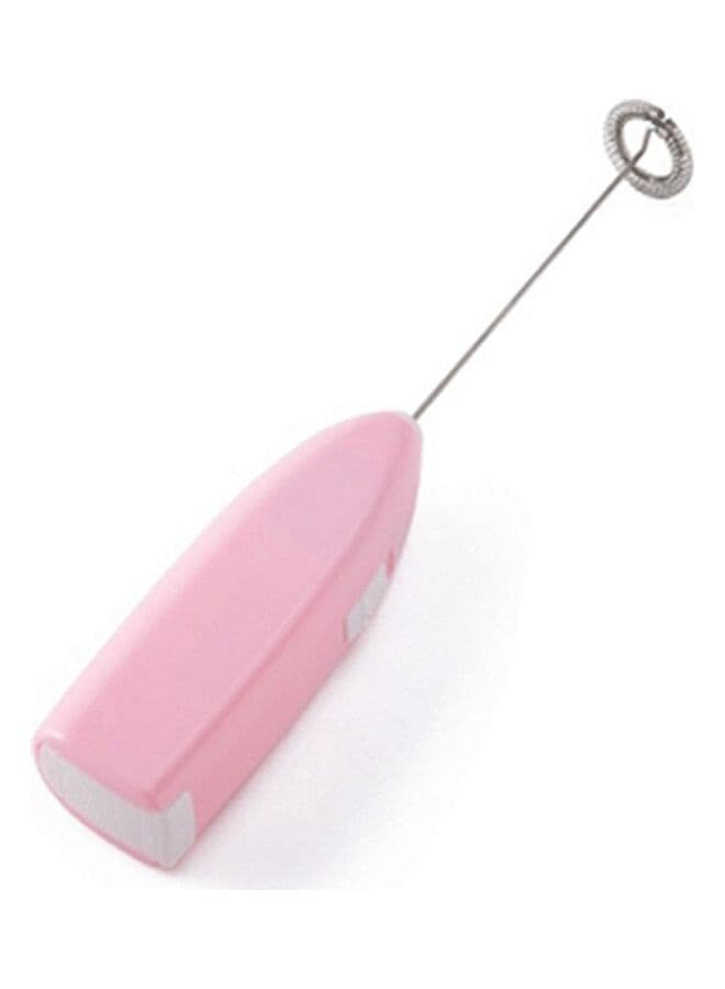 Milk Frother Automatic Handheld Foam pink