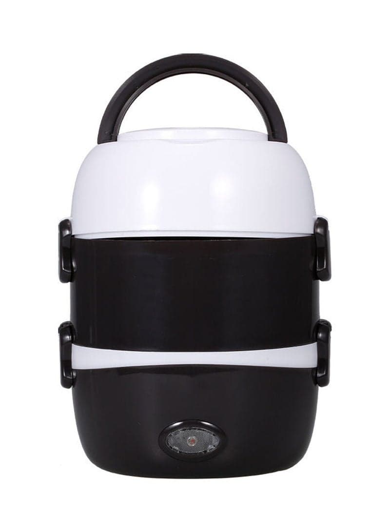 C3 Portable Bucket-Shaped Steam Electric Bento Lunch Box Multicolour 25.5x19.5x19.5cm