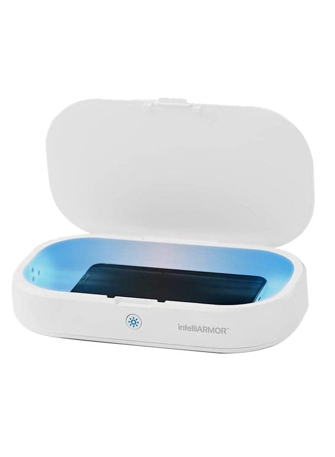 UV Shield+ Universal LED UVC Sterilizer Phone Sanitizer White