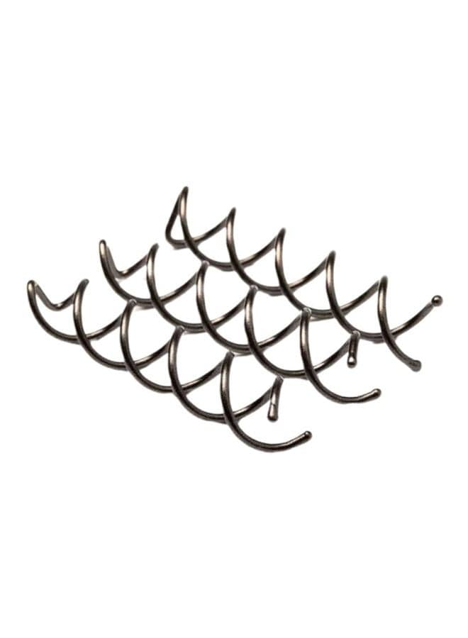 3-Piece Twirl Spiral Pin Black