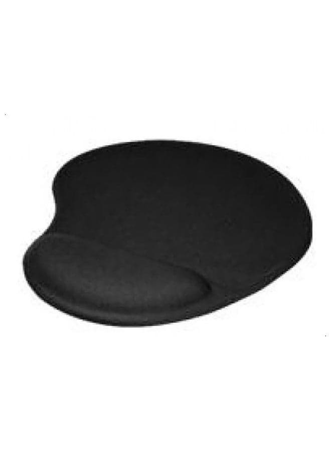 Gel Mouse Pad With In-Build Rest Pad Black