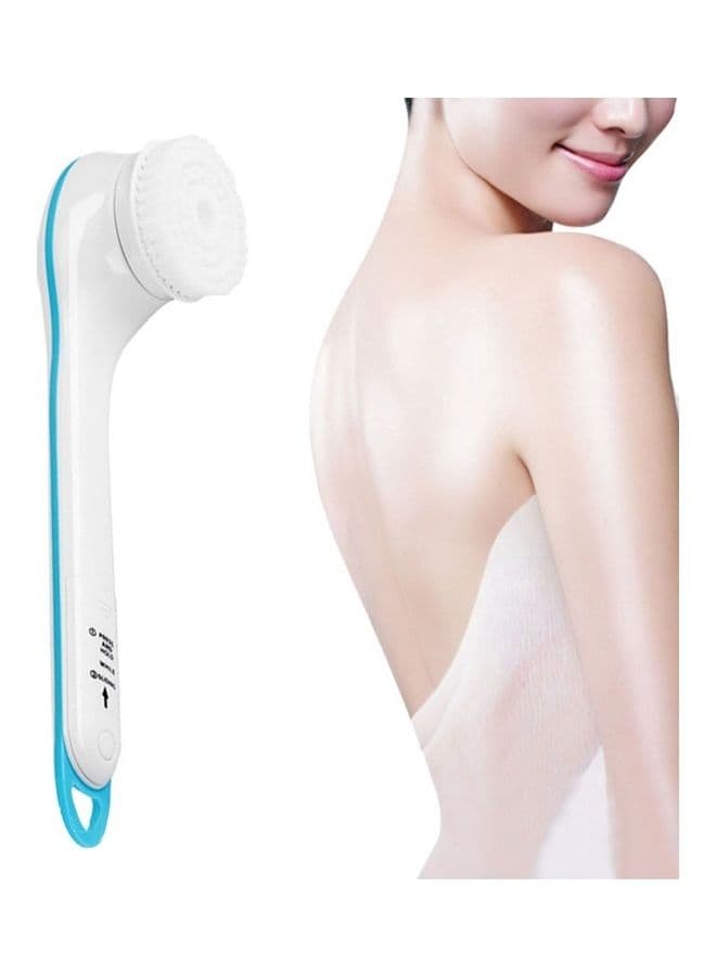 Electronic Waterproof Spin Spa Bath Brush Long-handled Massage Brush With 5 Brush Heads Multicolour 31x20x10cm