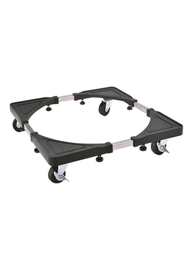 Adjustable Multipurpose Movable Stand Black /Silver 60x70cm