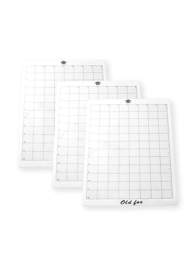 3-Piece Old Fox Replacement Adhesive Cutting Mat Clear