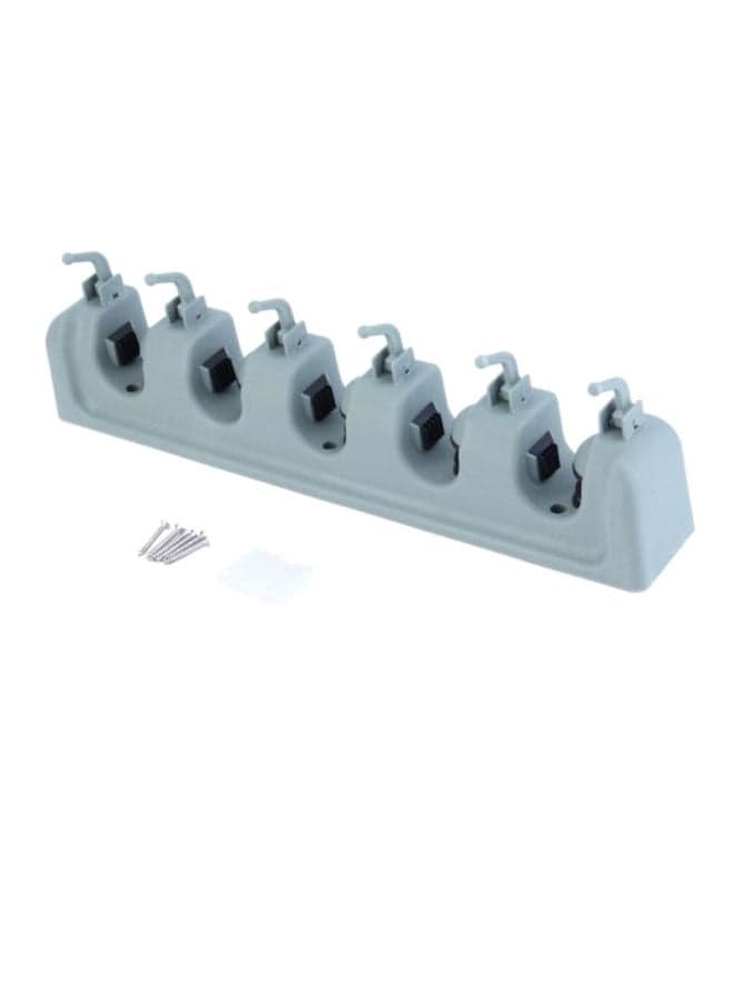 Multifunctional Toilet Brush Holder Grey 45x8.3x6cm
