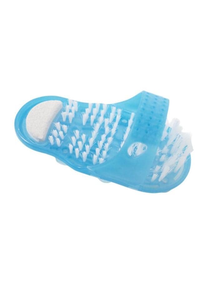 Exfoliating Bathroom Massage Slippers Blue 28x10x14cm